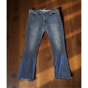 Express Barely Boot Mid Rise Jeans Size 16 R 34x30 #197